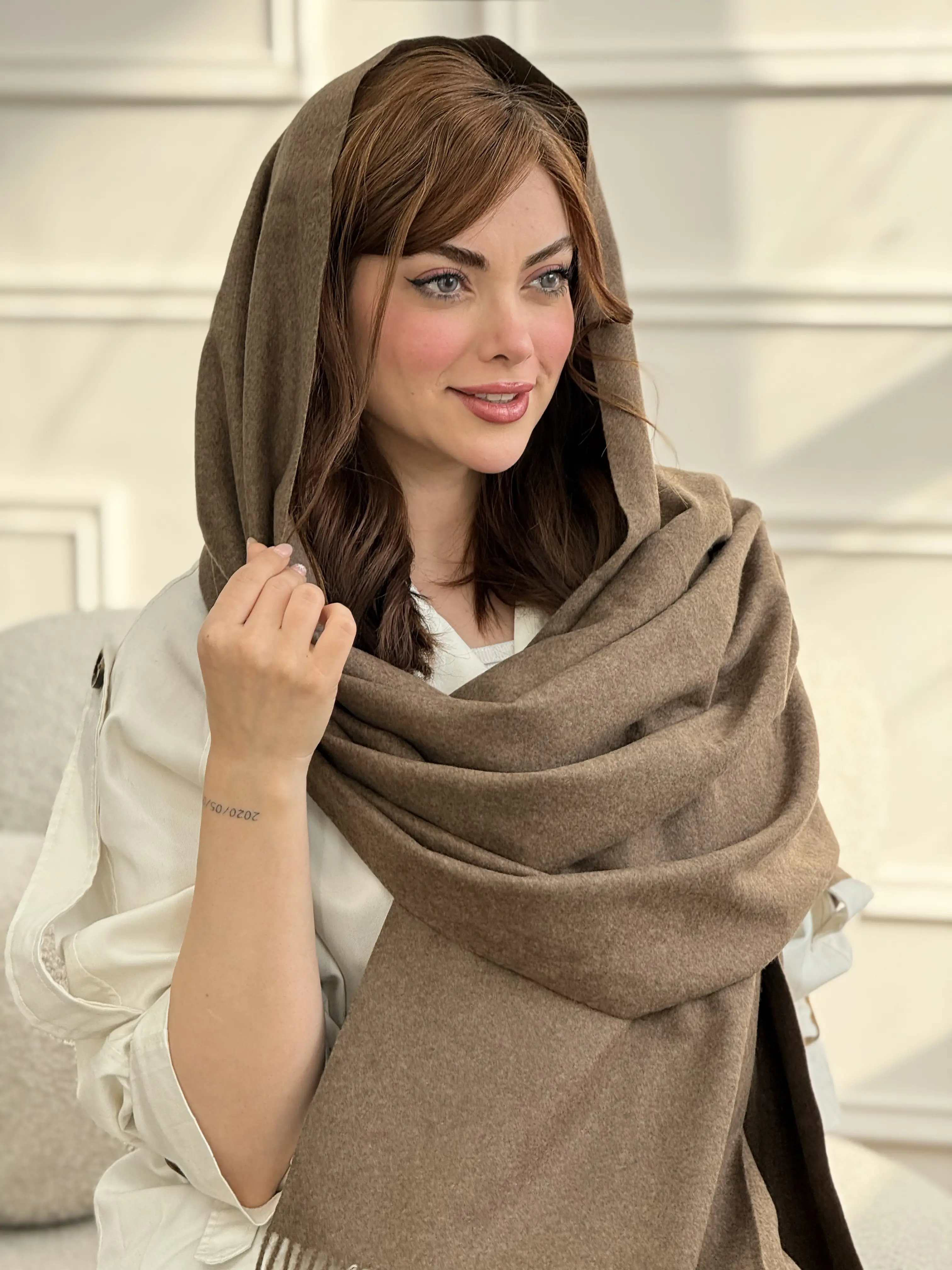 شال موهر گرنسی ساده
